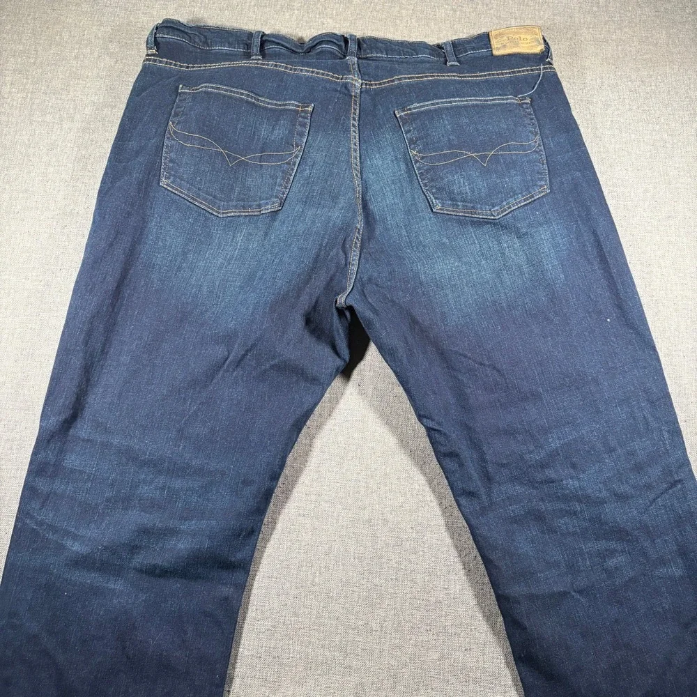 Polo Ralph Lauren Jeans Mens 48x32 Hampton Relaxed Straight Dark Wash Stretch